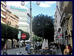 Carrer de Colon with another El Corte Inglés